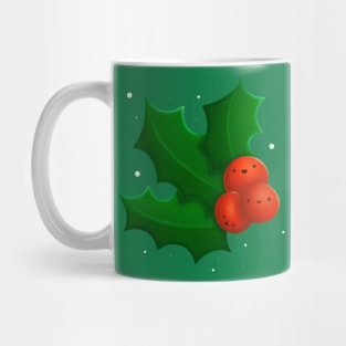 Super Cute Christmas Holly Mug